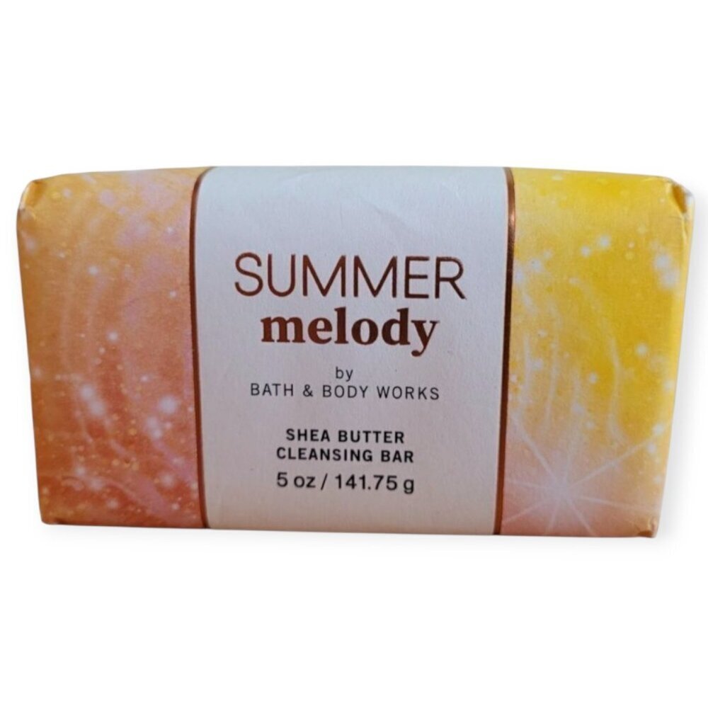 Bath & Body Works Summer Melody Shea Butter Cleansing Bar 5oz NWT Discontinued
